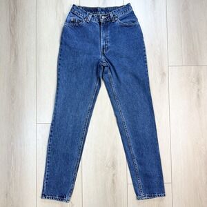 VTG Levi's 912‎ Slim Fit Tapered Leg Blue Jeans Youth Sz 7 Jr M USA Orange Tab
